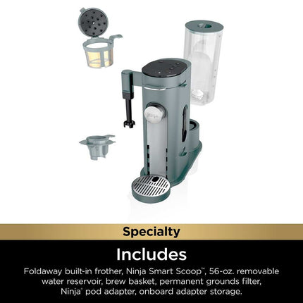 Single-Serve Coffee Maker for Pods and Grounds Specialty Brewing System