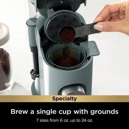 Single-Serve Coffee Maker for Pods and Grounds Specialty Brewing System