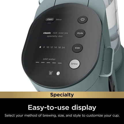 Single-Serve Coffee Maker for Pods and Grounds Specialty Brewing System