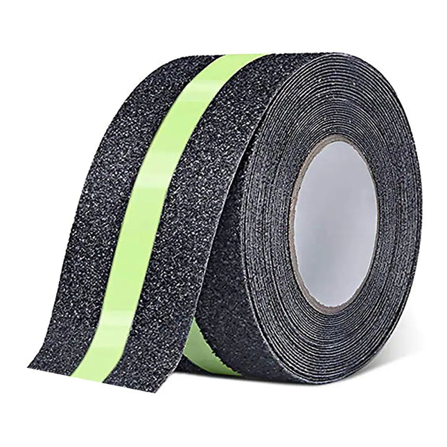 Non-Slip Glow in the Dark Tape – Heavy Duty Stair Safety Grip, Waterproof