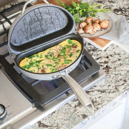 20 Inch Preseasoned Cast Iron Reversible Griddle Plate Pan Grill