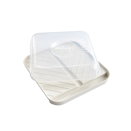 Microwave Slanted Bacon Tray with Lid – Easy, Mess-Free Cooking
