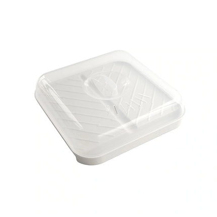 Microwave Slanted Bacon Tray with Lid – Easy, Mess-Free Cooking