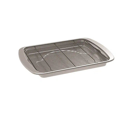 Oven Crisp Baking Pan with Rack – Nonstick Baking & Roasting Set