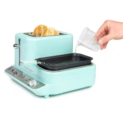 Aqua Retro 3-in-1 Breakfast Station – CLBS3AQ Multi-Use Appliance