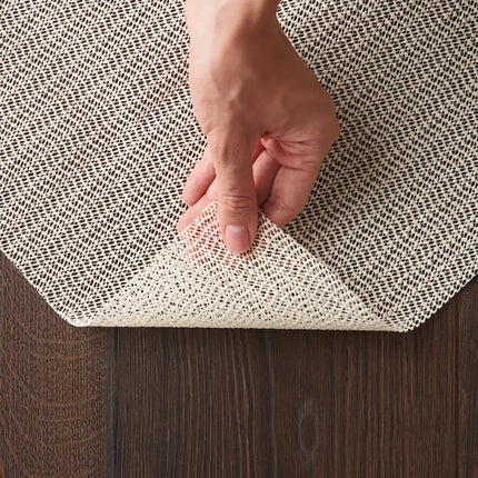 Ivory Cushioned Rug Pad – Vinyl-Coated & Non-Slip