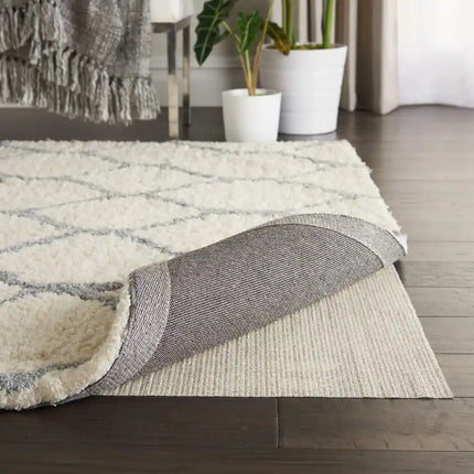 Ivory Cushioned Rug Pad – Vinyl-Coated & Non-Slip