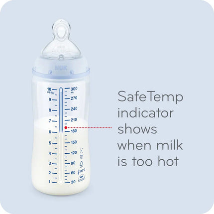 Smooth Flow Anti-Colic Baby Bottle Newborn Gift Set Clear Feeding Set