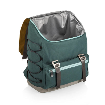 On The Go Traverse Cooler Backpack Heathered Gray Insulated Picnic Travel