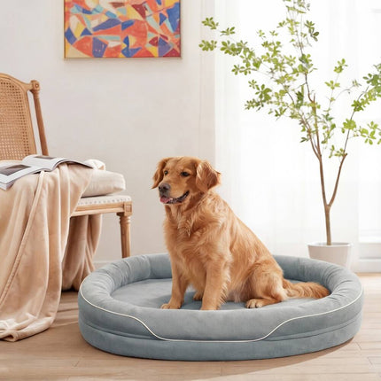 Orthopedic Dog Mattress Memory Foam Pet Bed with Removable Washable Cover