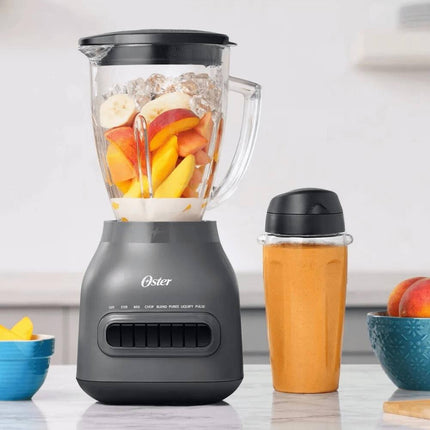 8-Speed Blender Glass Jar with 20oz Blend-n-Go Travel Cup Kitchen Use