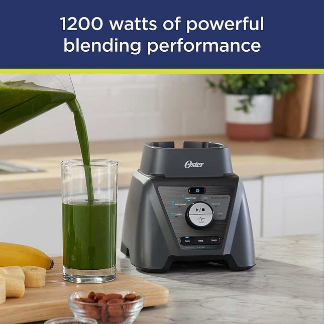 Blender and Food Processor Combo 3 Settings for Smoothies Shakes Metallic Gray