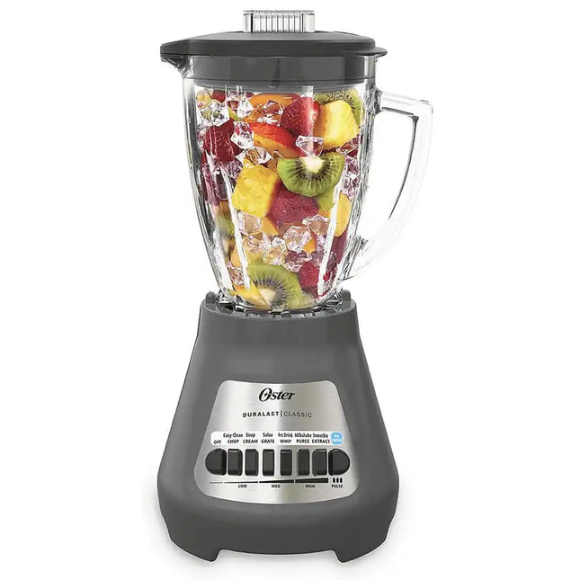 Classic 8-Speed Glass Jar Blender Powerful Kitchen Blender for Smoothies