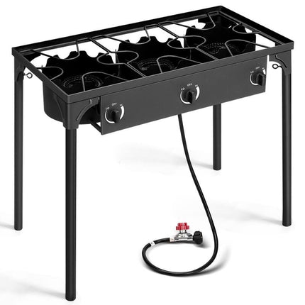Outdoor Camping Propane Burner Stove High Pressure Gas Cooking System