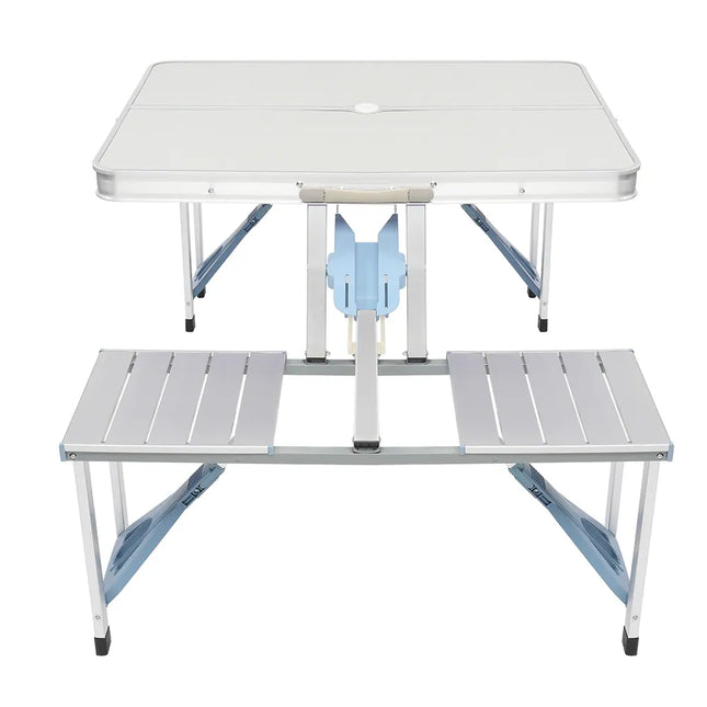 Outdoor Folding Camping Table and Chair Set Family Picnic Portable Kit