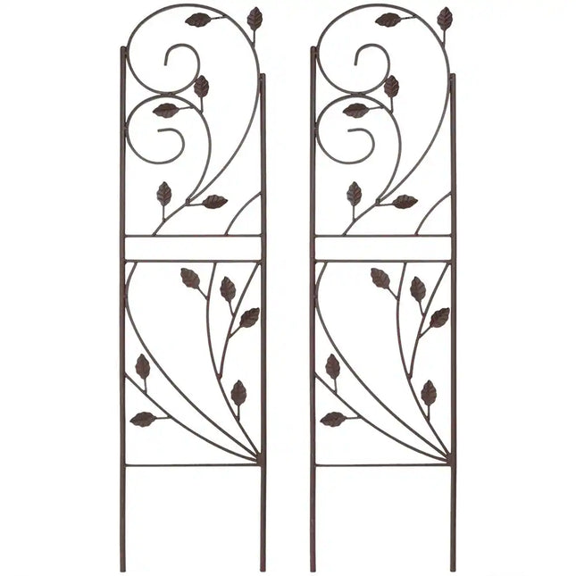 Set of 2 Plant Support Trellis for Outdoor Garden Vegetables and Climbing Plants