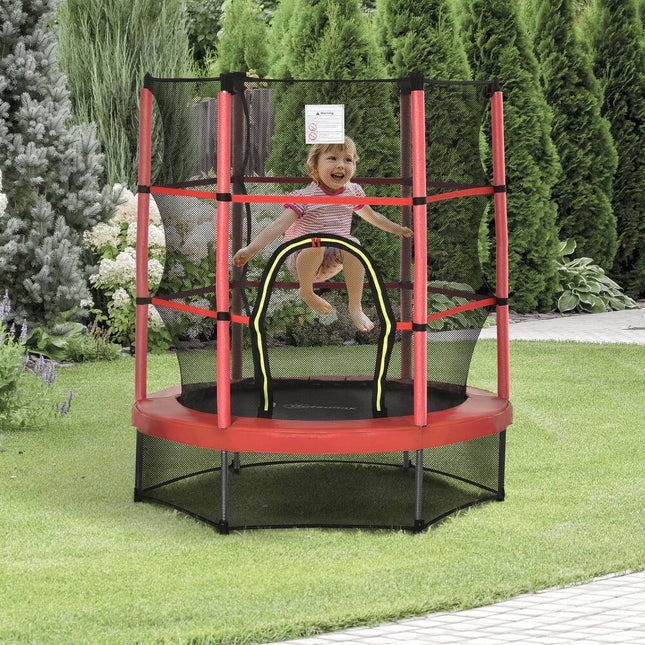 5-Foot Kids Trampoline with Net – Safe Indoor & Outdoor Play, Ages 3-6