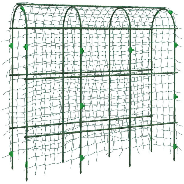 6' Tall Cucumber Trellis – A-Frame Arch for Climbing Outdoor Plants