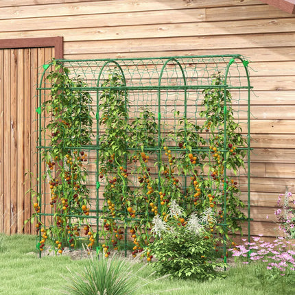 6' Tall Cucumber Trellis – A-Frame Arch for Climbing Outdoor Plants
