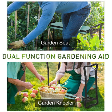 Garden Kneeler with Seat – Foldable, Soft Foam Padded, Easy Storage