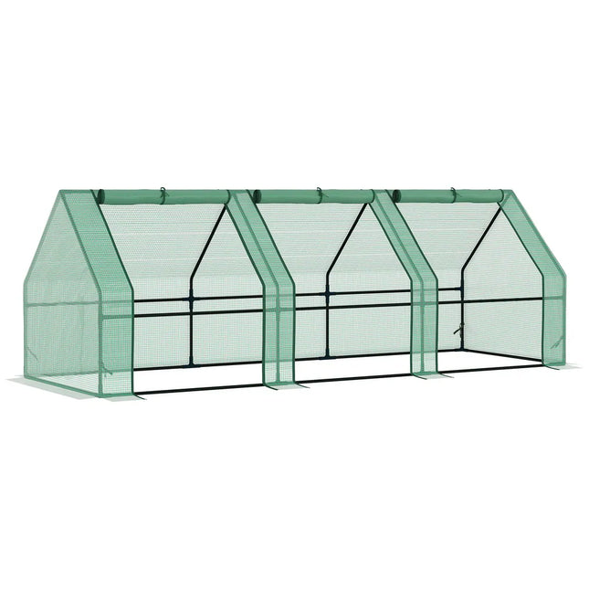 Outdoor Portable Greenhouse Kit – 9' x 3' x 3' for Flower & Plant Gardening