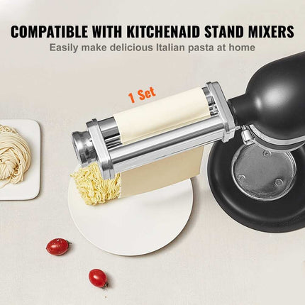 KitchenAid Pasta Attachment – Stainless Steel Roller & Cutter Set