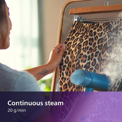 3000 Series Handheld Travel Steamer Blue Portable Clothes Steamer