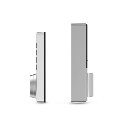 Smart Wi-Fi Keypad Door Lock & Lever Set, Satin Nickel Finish