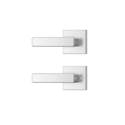 Smart Wi-Fi Keypad Door Lock & Lever Set, Satin Nickel Finish