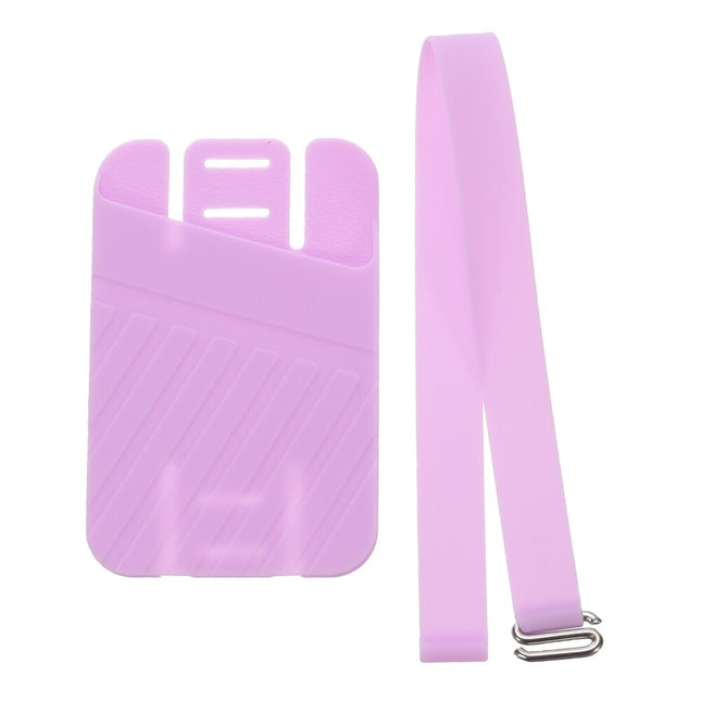 Portable Phone Grip Wrist Strap with Elastic Cord & Card Holder