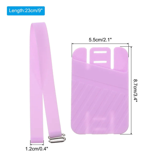 Portable Phone Grip Wrist Strap with Elastic Cord & Card Holder