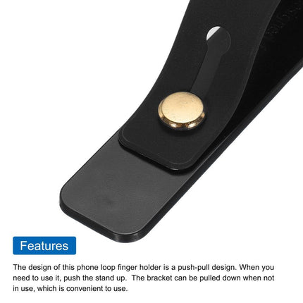 Silicone Phone Loop Finger Holder Grip Stand for Most Smartphones