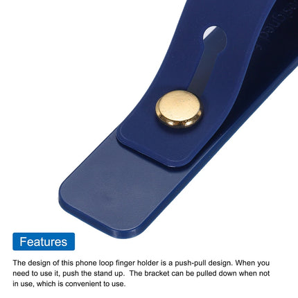 Phone Loop Grip Holder, Silicone Strap for Easy Smartphone Handling