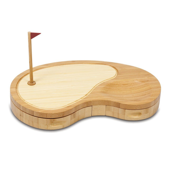 Picnic Time Sand Trap Cutting Board Set – Portable & Durable