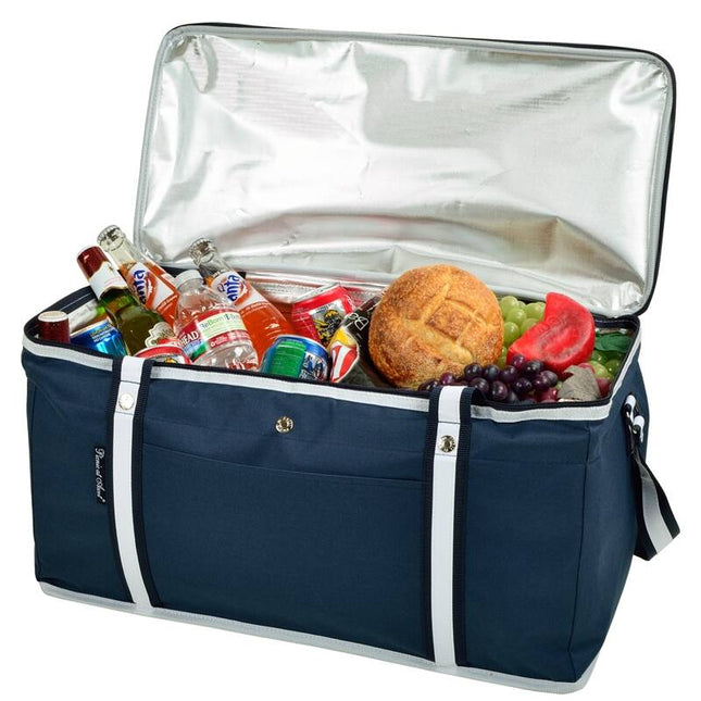 64 Can Insulated Folding Picnic Cooler Portable Soft Cooler Bag for Outdoor Use