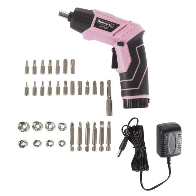 Pivoting Screwdriver 45-Piece Set – Cordless 3.6V Lithium Power Tool