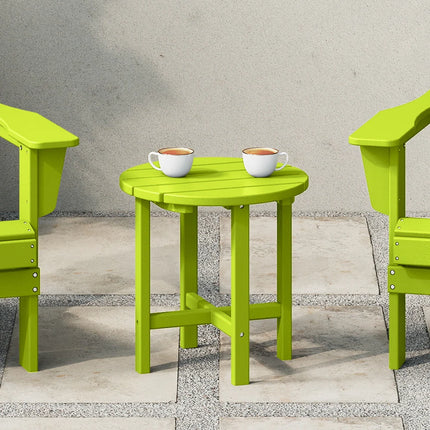 Altura 18" Round Side Table – Eco-Friendly, All-Weather Durable