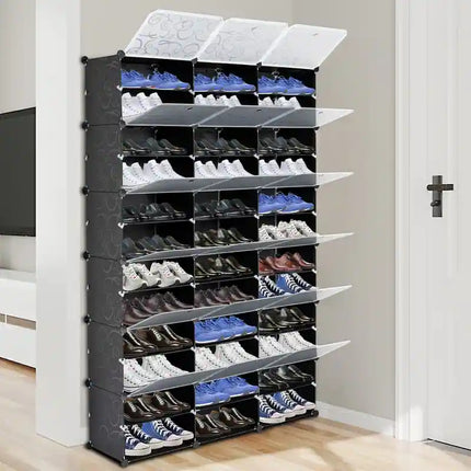 Portable Shoe Rack Organizer – Tower Shelf Holds 66–72 Pairs