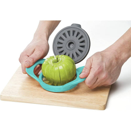 Prepworks Apple Slicer Corer 16 Slice Thin Cut Turquoise Kitchen Gadget