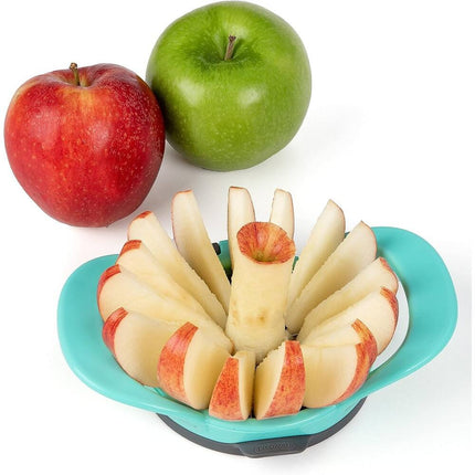 Prepworks Apple Slicer Corer 16 Slice Thin Cut Turquoise Kitchen Gadget