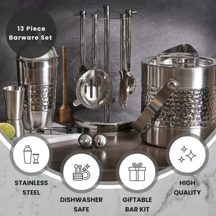 Professional Barware Tool Gift Set – Bartender Kit for Cocktail Making