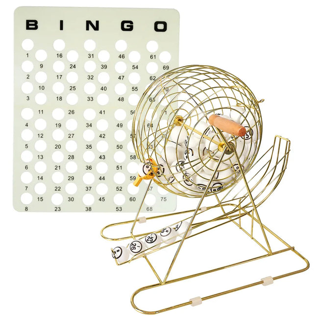 Professional X-Large Bingo Game Set with Cage and 1.5" Bingo Balls