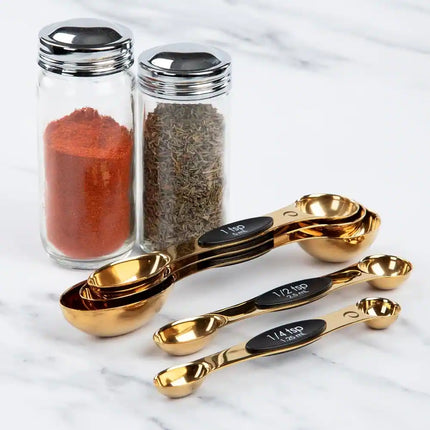 International Magnetic Measuring Spoons Set, 5-Piece Stainless Steel