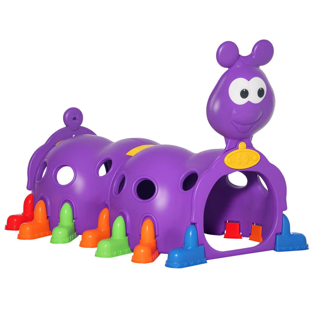 Indoor Outdoor Caterpillar Kids Tunnel Climbing Toy for Ages 3-6