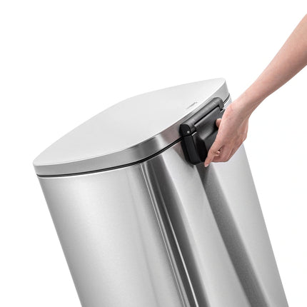 3 Piece Step Trash Can Set 13.2 Gallon with Two 1.3 Gallon Rectangular Bins