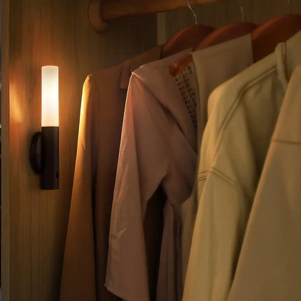 LED Motion Sensor Wall Sconce Rechargeable Magnetic Stick On Night Light