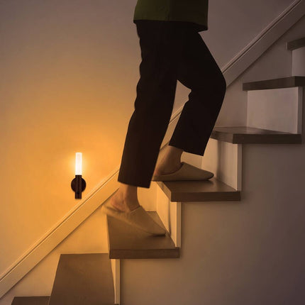 LED Motion Sensor Wall Sconce Rechargeable Magnetic Stick On Night Light