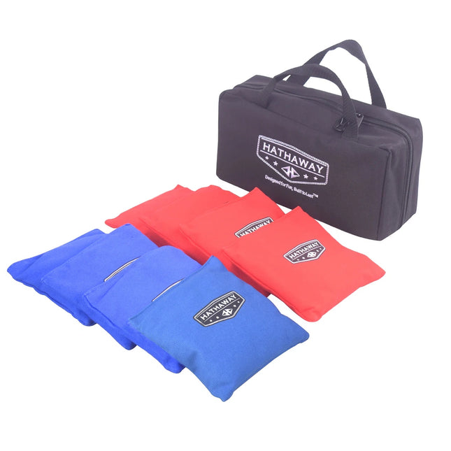 Regulation Cornhole Bag Set Red Blue with Carrying Case Included