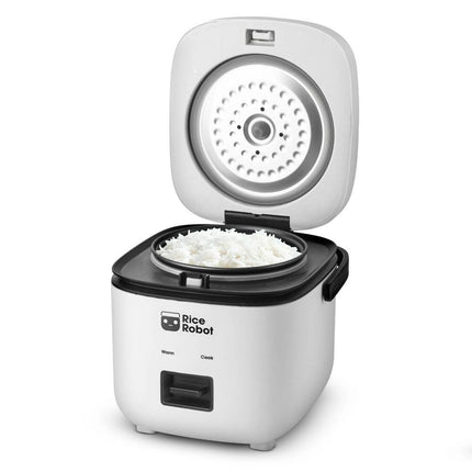 Rice Robot 4.5-Cup Rice Cooker – 1.2L Electric Mini Rice Maker