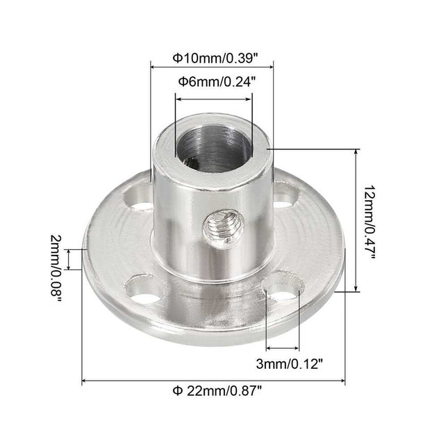 Rigid Flange Coupling, Motor Guide Shaft Coupler, Motor Connector for DIY Parts